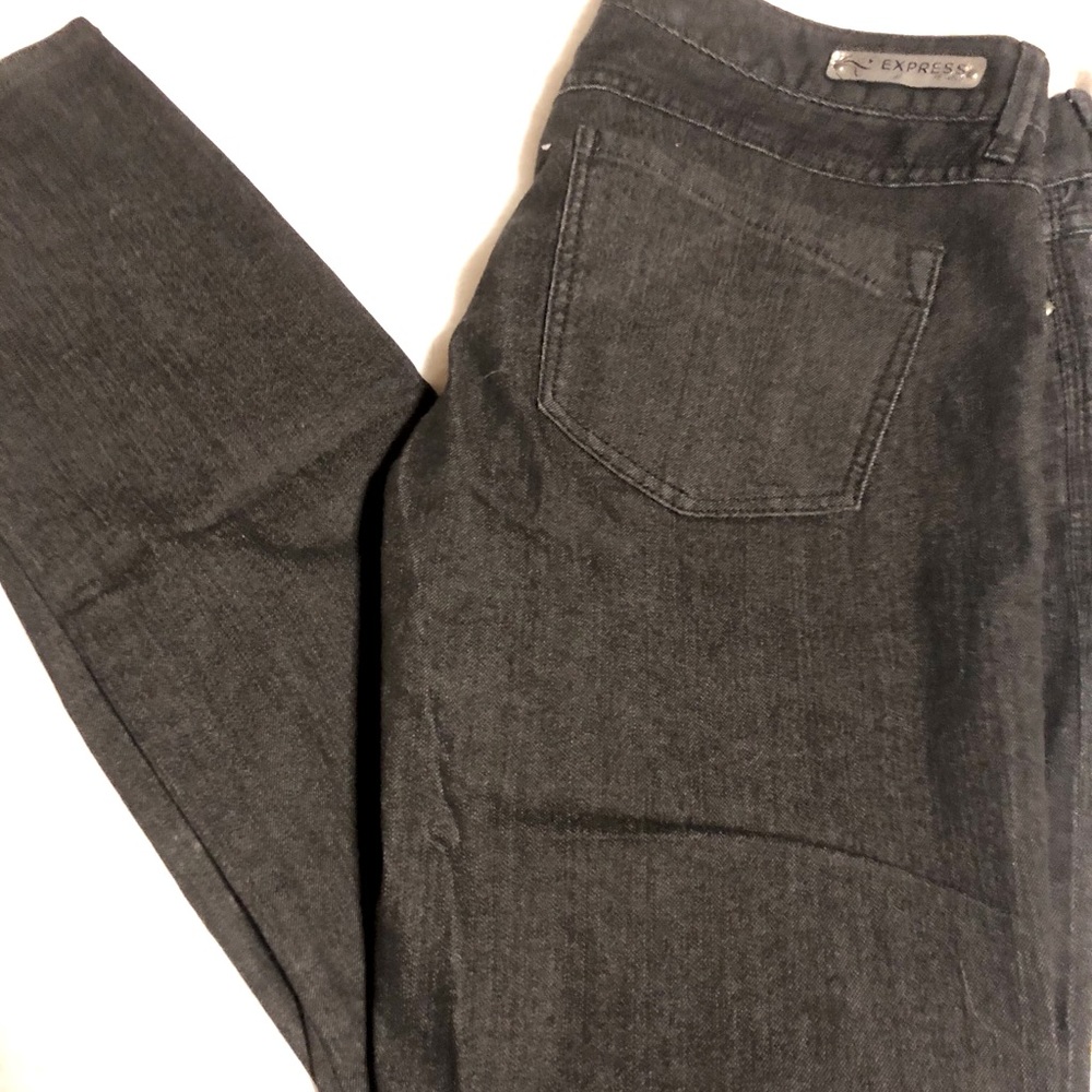 Express Black Denim Skinny Jeans NWOT